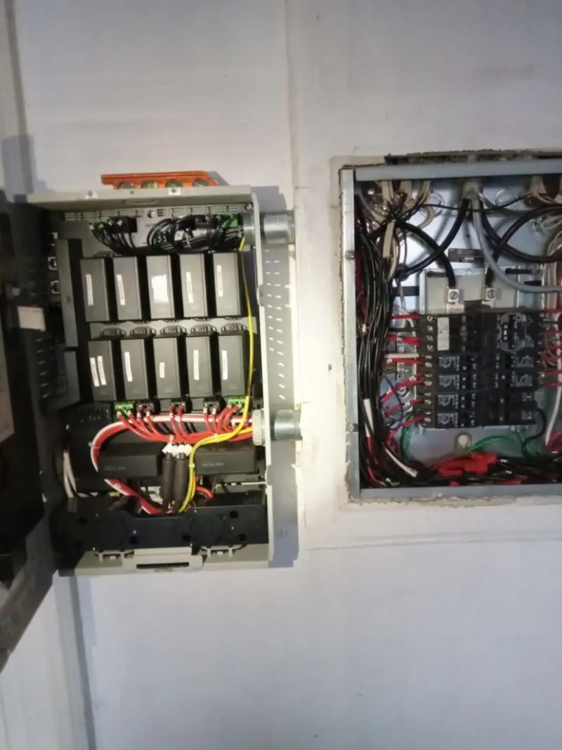 Electrical panel upgrade completed for Ring Doorbell Installation in Underwood-Petersville
